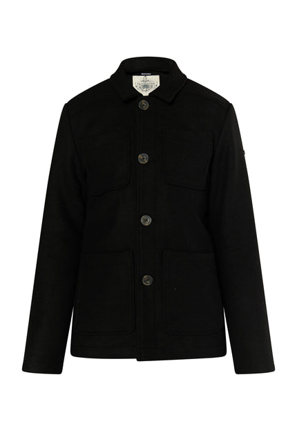 Dreimaster Vintage Men's Transitional Jacket Made From A Wool Blend