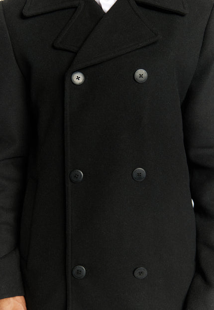 DreiMaster Klassik Men's Wool Blend Pea Coat