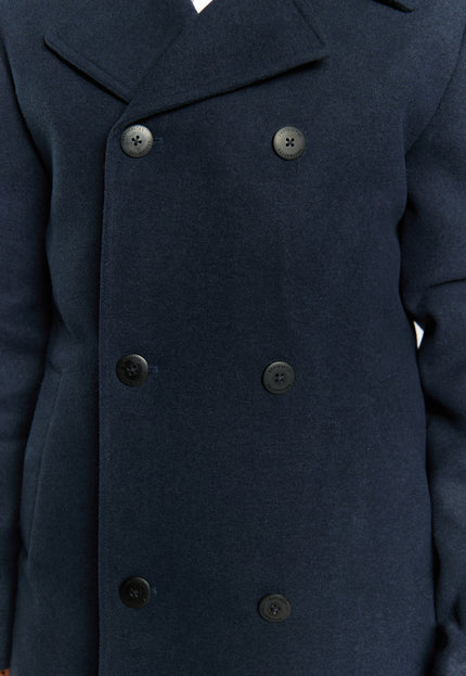 DreiMaster Klassik Men's Wool Blend Pea Coat