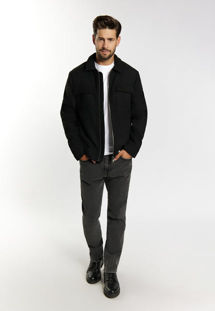 Dreimaster Vintage Men's Transitional Jacket Made From A Wool Blend