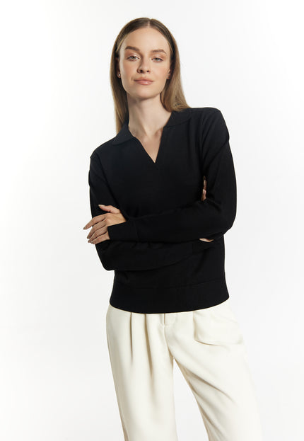 Dreimaster klassischer Damen-Strickpullover