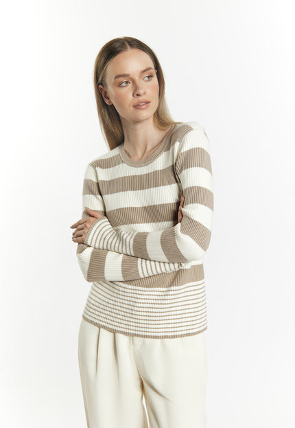 Dreimaster klassischer Damen-Strickpullover