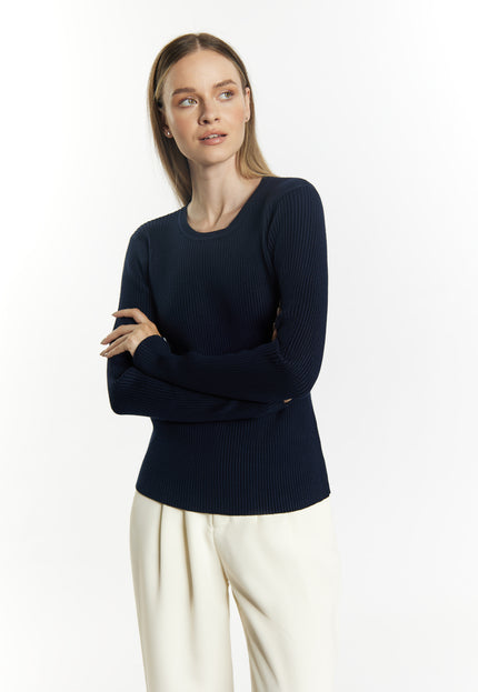 Dreimaster klassischer Damen-Strickpullover