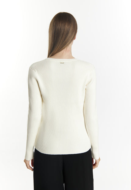 Dreimaster klassischer Damen-Strickpullover