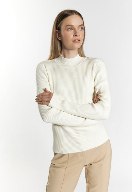 Dreimaster klassischer Damen-Strickpullover