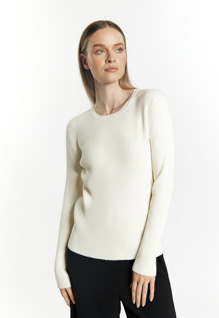 Dreimaster klassischer Damen-Strickpullover