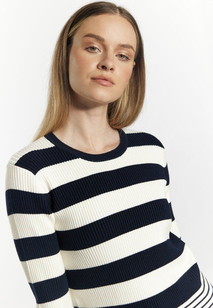 Dreimaster klassischer Damen-Strickpullover