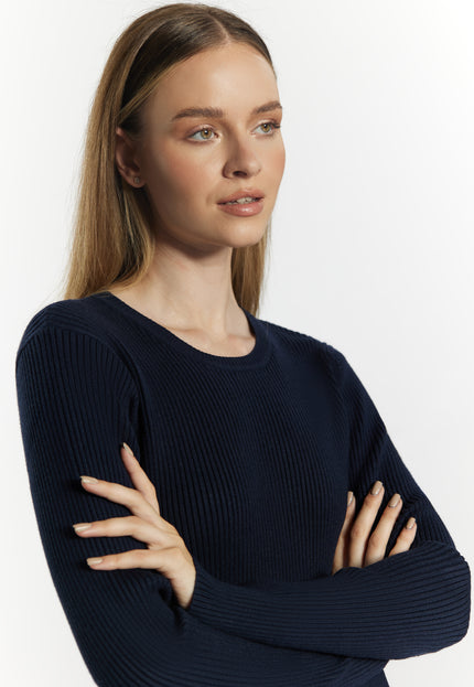 Dreimaster klassischer Damen-Strickpullover