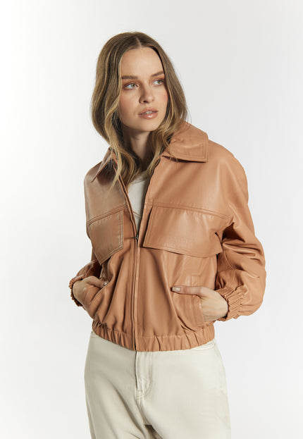 Dreimaster Vintage Damen-Lederblouson