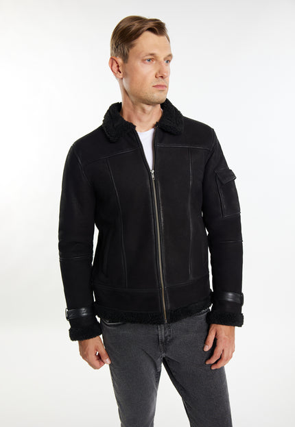 Dreimaster Vintage Herren Lederjacke