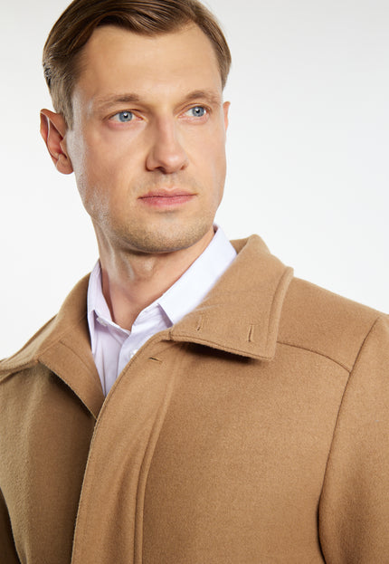 Dreimaster Klassik Men's Transitional Jacket Made From A Wool Blend