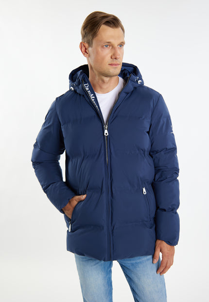 Dreimaster Maritim Herren Winterjacke mit Wattierung