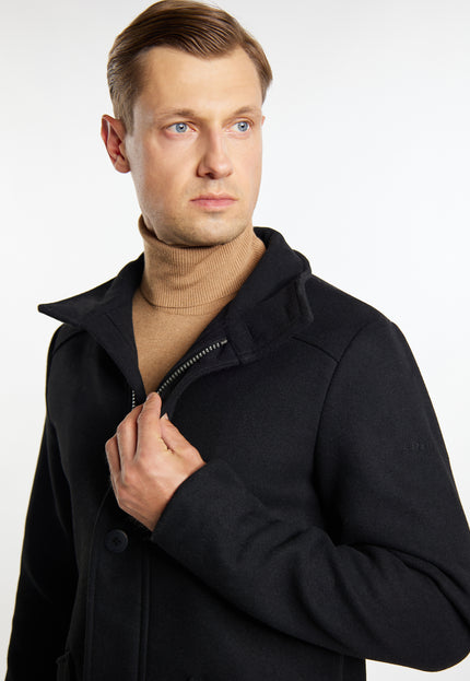 Dreimaster Klassik Men's Transitional Jacket Made From A Wool Blend