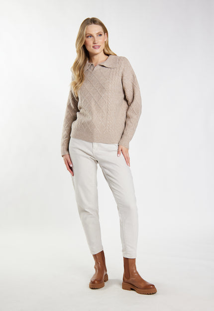 Dreimaster Vintage Damen Strickpullover