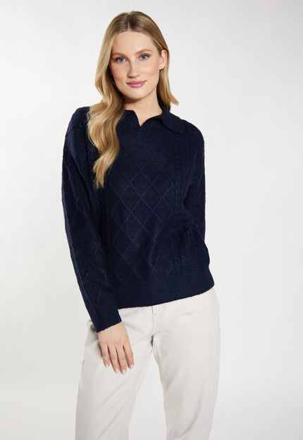 Dreimaster Vintage Damen Strickpullover