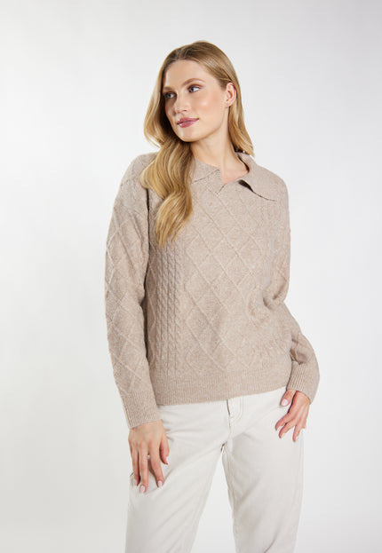 Dreimaster Vintage Damen Strickpullover