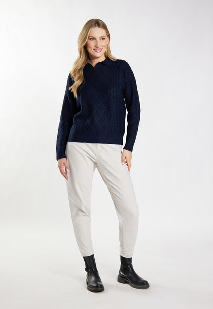 Dreimaster Vintage Damen Strickpullover