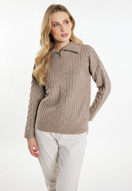 Dreimaster Vintage Damen Strickpullover