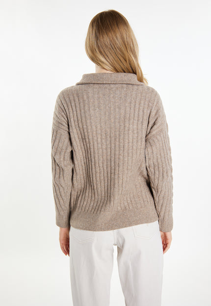 Dreimaster Vintage Damen Strickpullover