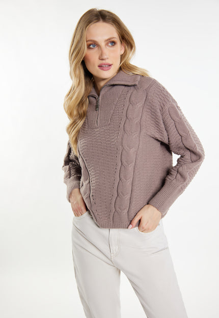 Dreimaster Vintage Damen Strickpullover