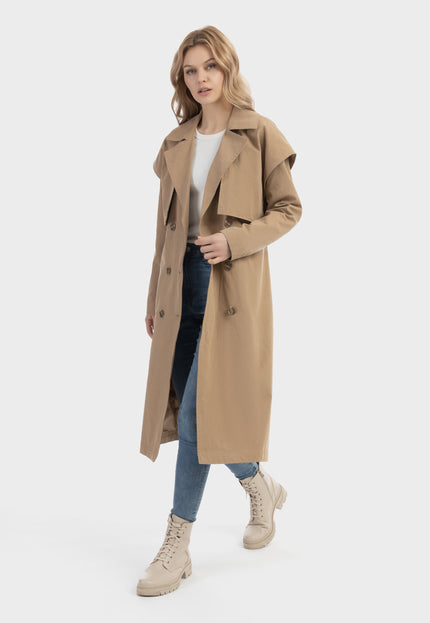 Dreimaster Vintage Trenchcoat für Damen