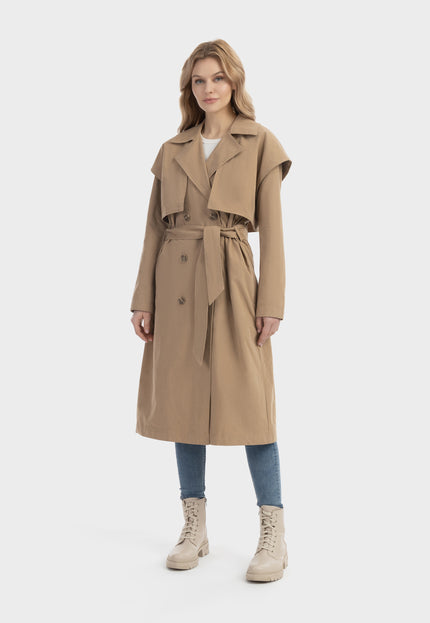 Dreimaster Vintage Trenchcoat für Damen