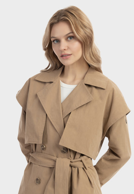 Dreimaster Vintage Trenchcoat für Damen