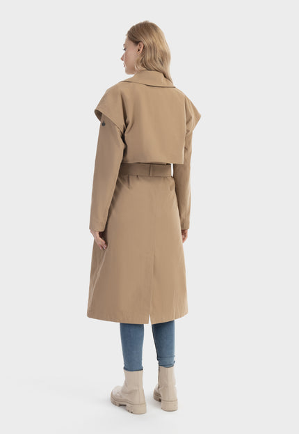 Dreimaster Vintage Trenchcoat für Damen