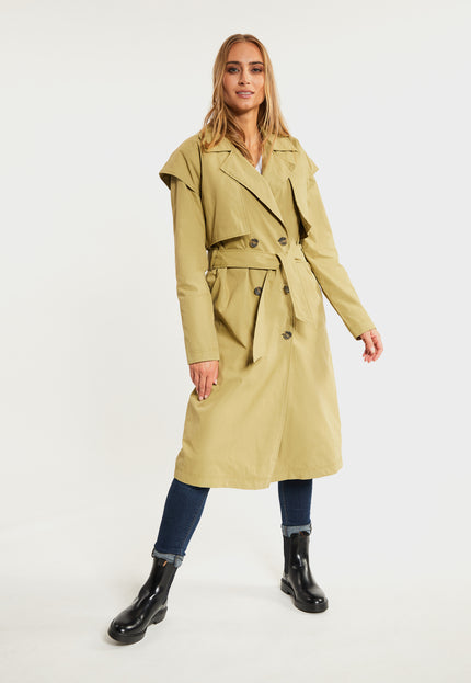 Dreimaster Vintage Trenchcoat für Damen