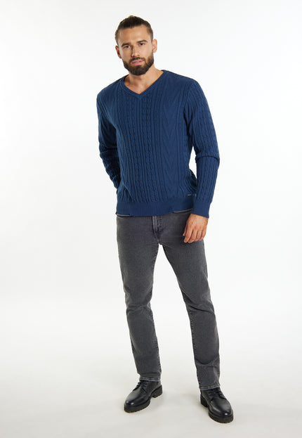 Dreimaster Vintage Herren Strickpullover