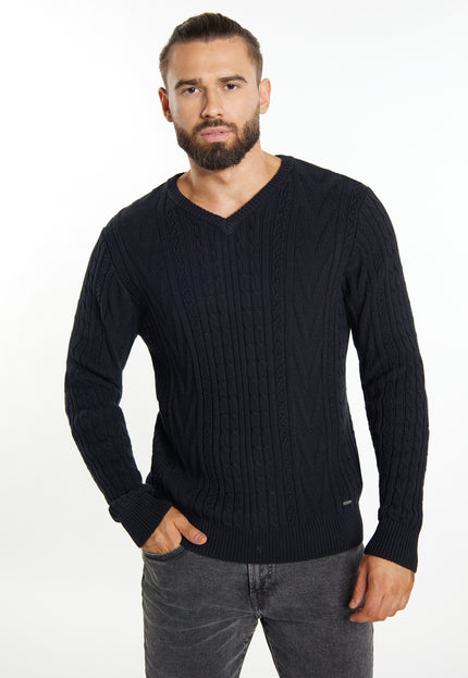 Dreimaster Vintage Herren Strickpullover