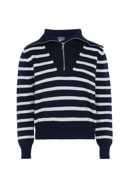 Dreimaster maritim Damenpullover mit Streifen