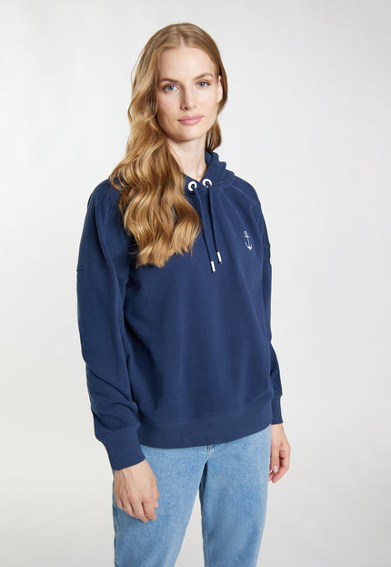 Dreimaster Maritim Damen Hoodie + Einkaufstasche - Set