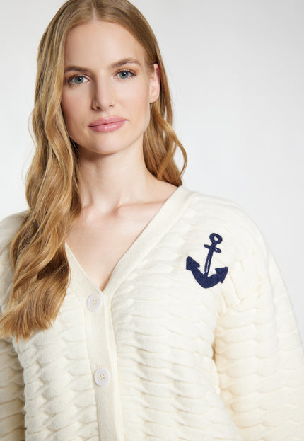 Dreimaster maritimer Damen-Cardigan