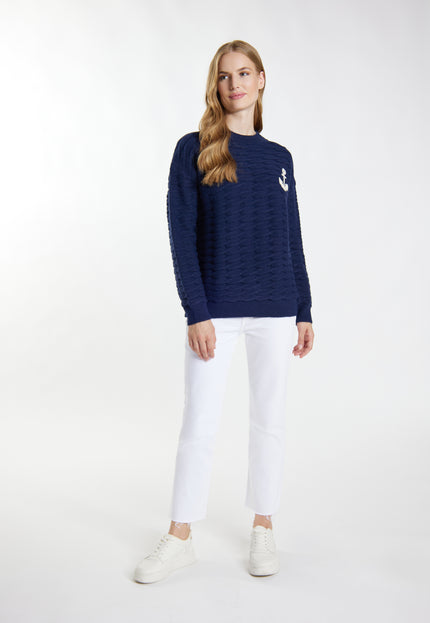 Dreimaster maritim Damen Strickpullover