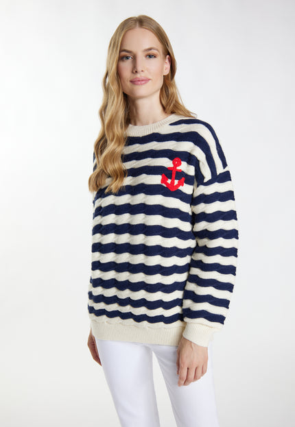 Dreimaster maritim Damen Strickpullover