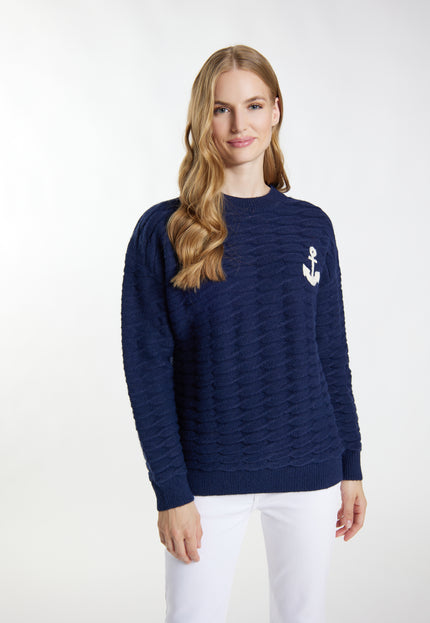 Dreimaster maritim Damen Strickpullover