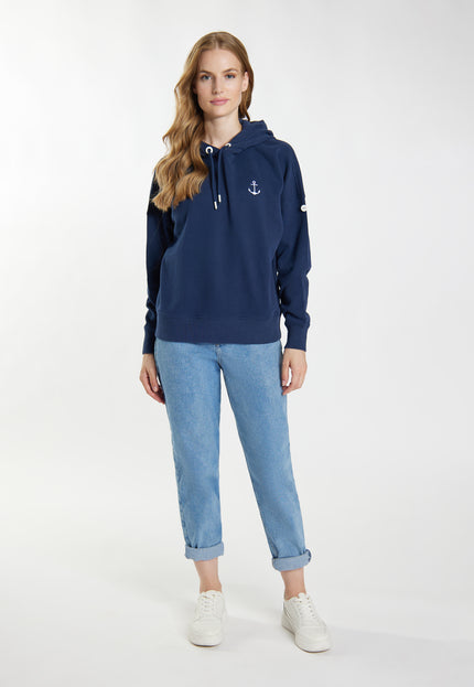 Dreimaster Maritim Damen Hoodie + Einkaufstasche - Set