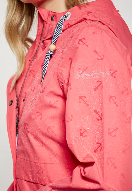 Schmuddelwedda Damen Regenjacke mit Magic Print