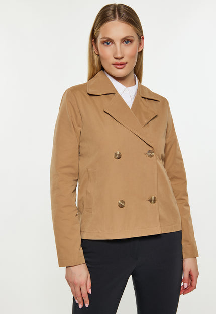 Dreimaster Klassik Women's Short Trench Jacket