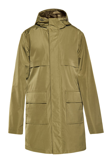 Dreimaster Maritim Men's Rain Parka Made From Recycled Materials