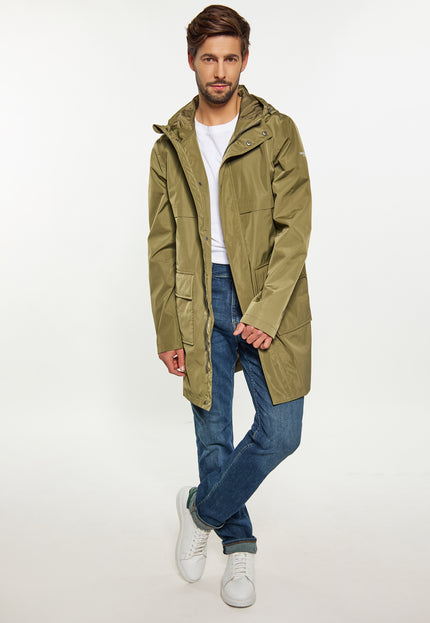 Dreimaster Maritim Men's Rain Parka Made From Recycled Materials