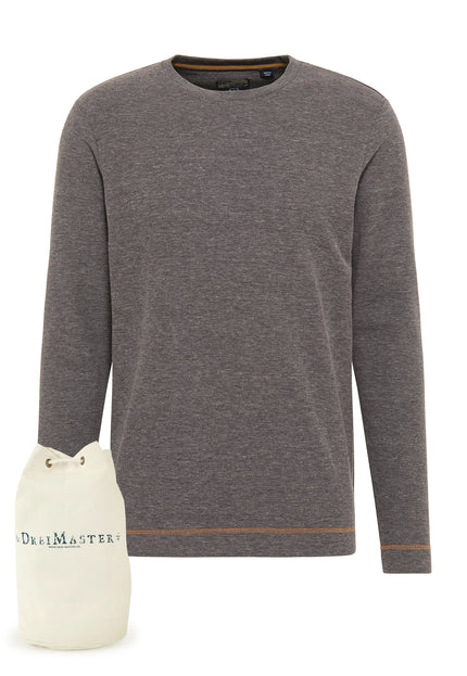 Dreimaster vintage Men's Long Sleeve + Shopping Bag - Set