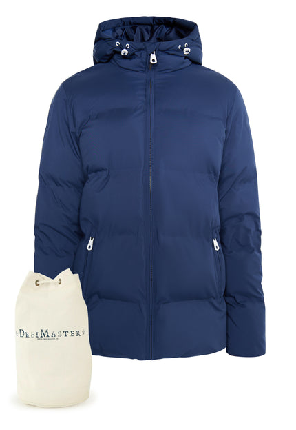 Dreimaster Maritim Herren Anorak + Einkaufstasche - Set