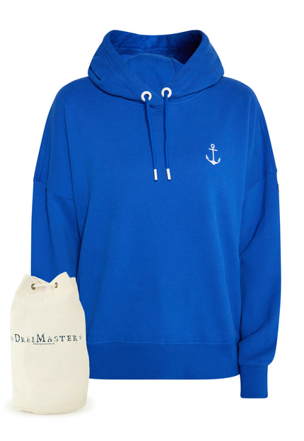 Dreimaster Maritim Damen Hoodie + Einkaufstasche - Set