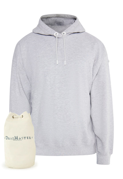 Dreimaster Maritim Men's Oversized Hoodie + Shopping Bag - Set