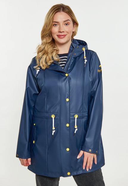 Schmuddelwedda Damen Curvy Regenmantel