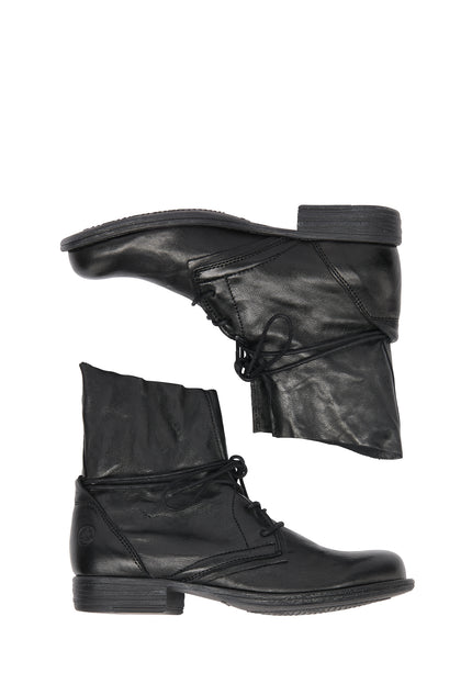 Dreimaster Vintage Damen-Stiefeletten aus weichem Leder